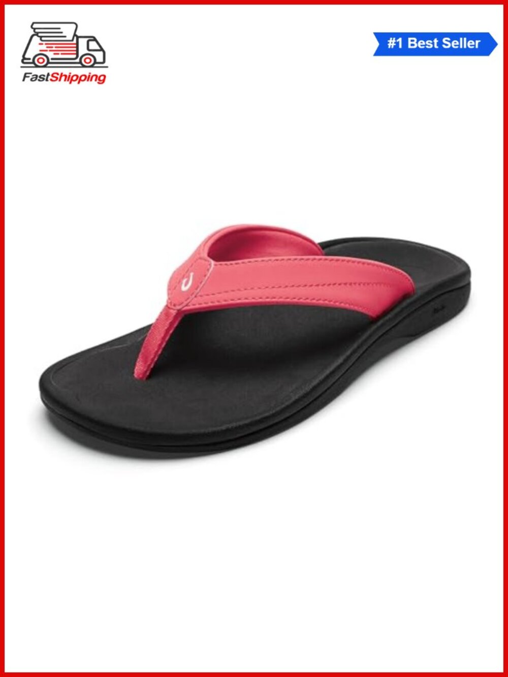OluKai Ohana Women's Flip Flop Sandals Water Resistant Arch Support